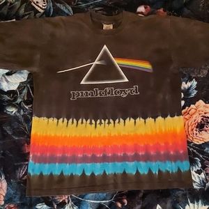 Liquid Blue Vintage Tie Dye Pink Floyd Shirt